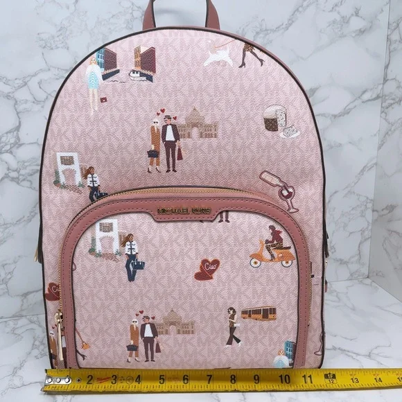 Michael Kors Jet Set Girls Jaycee Large Backpack - Picture 2 of 10